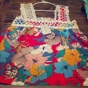 Floral summer blouse